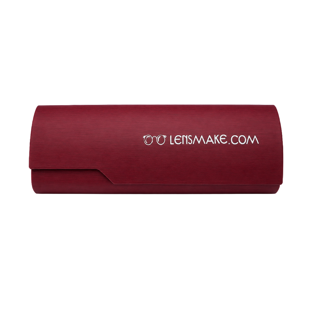 Lensmake Matte Glasses Case — Wine