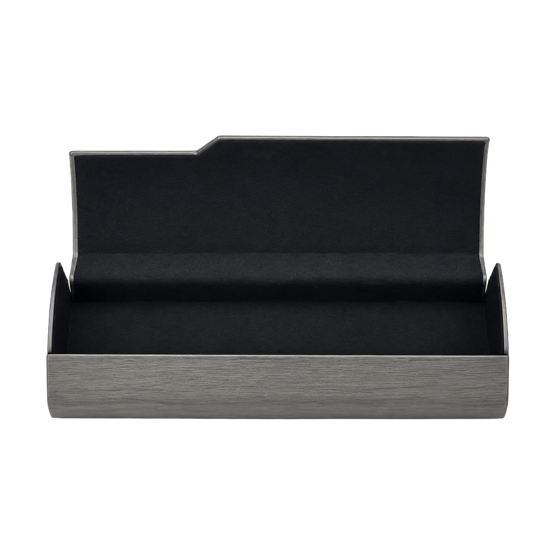 Lensmake Wooden Glasses Case — Grey-2