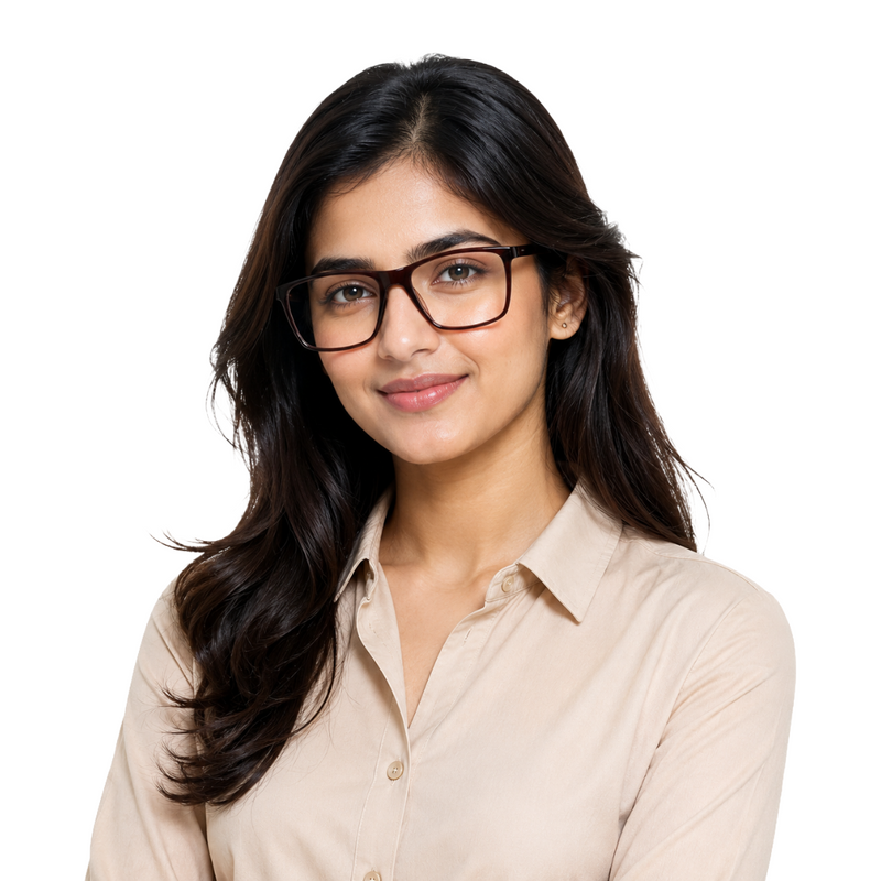 Zoe Miller Iconic Collection – ICN 3579 Brown Optical Frame-zoom-