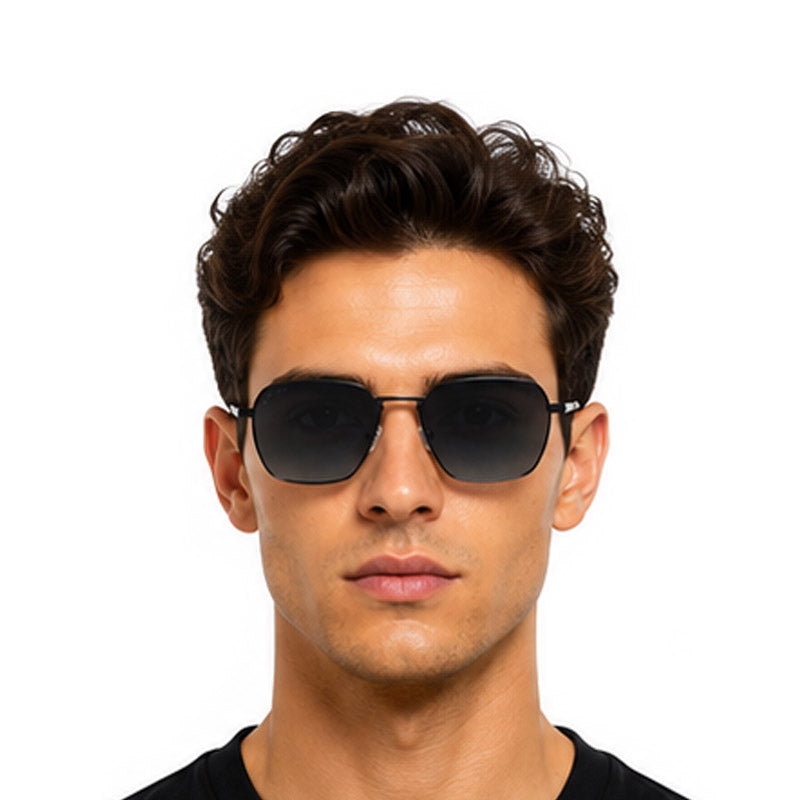 Zoe Miller – ZMS 6012 Black Square Sunglasses-7