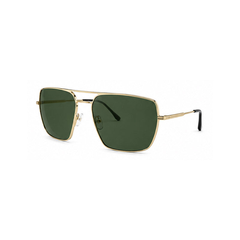 Zoe Miller – ZMS 6013 Premium Gold Green Hexagon Sunglasses-zoom-2
