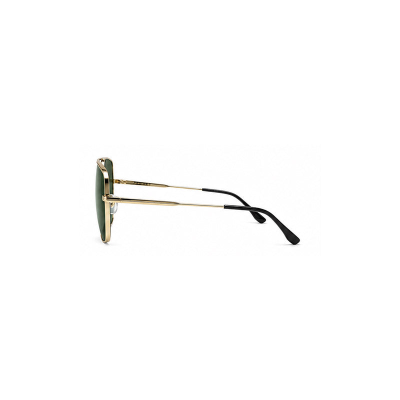 Zoe Miller – ZMS 6013 Premium Gold Green Hexagon Sunglasses-4