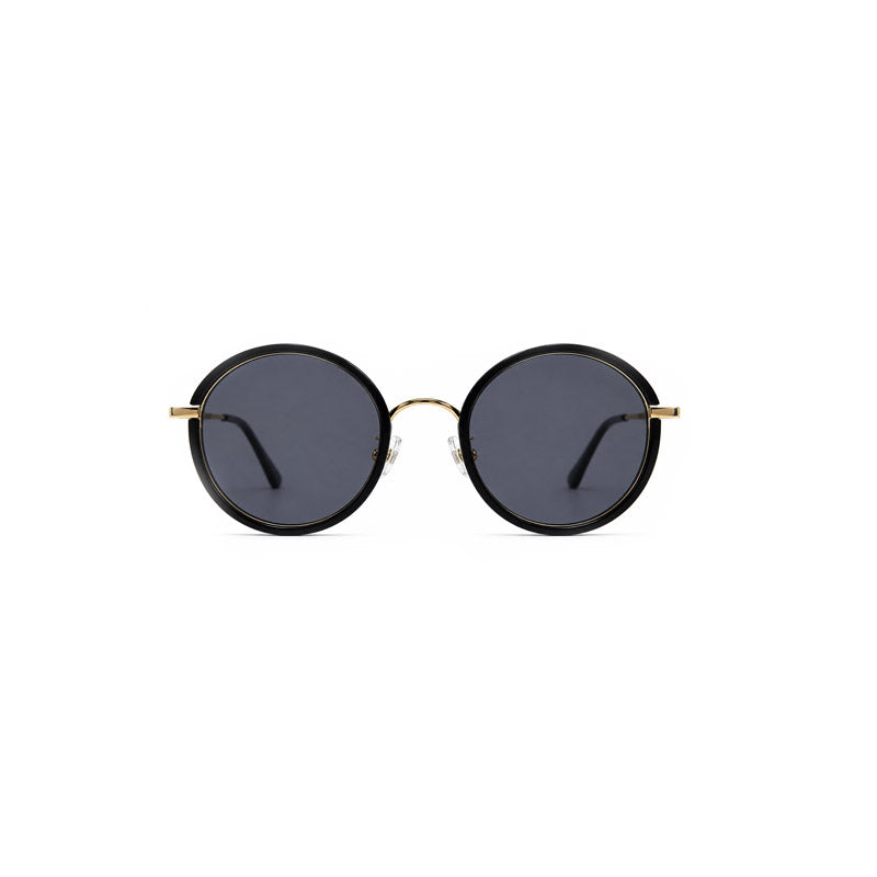 Zoe Miller – ZMS 6020 Black Round Sunglasses-zoom-1