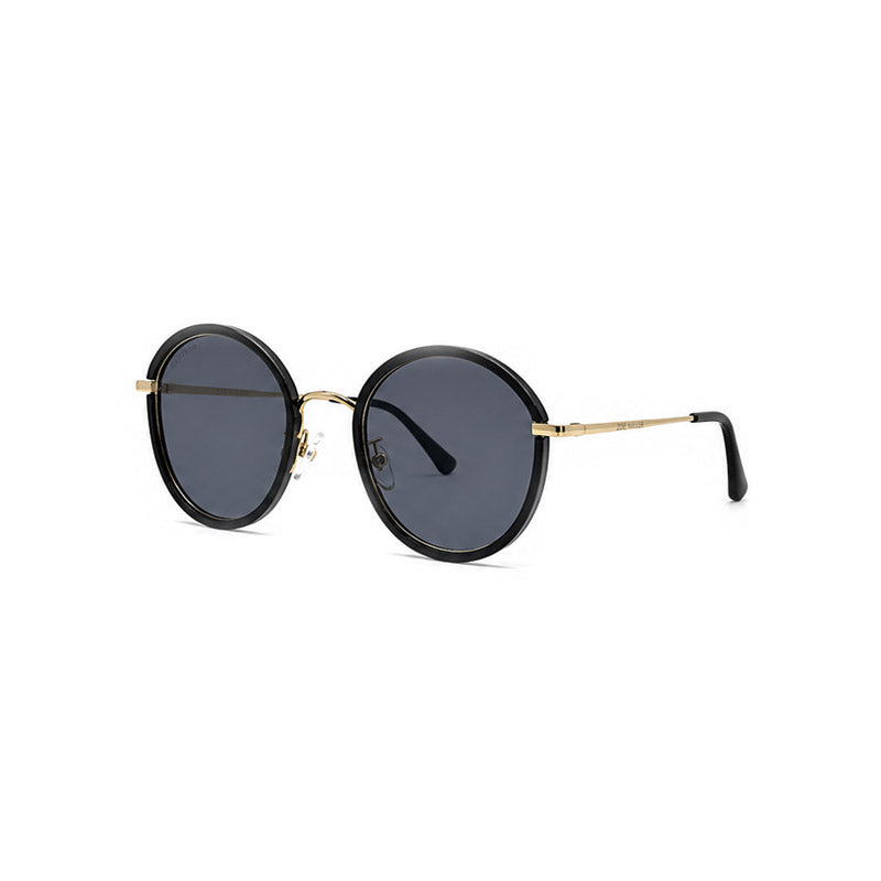 Zoe Miller – ZMS 6020 Black Round Sunglasses-2