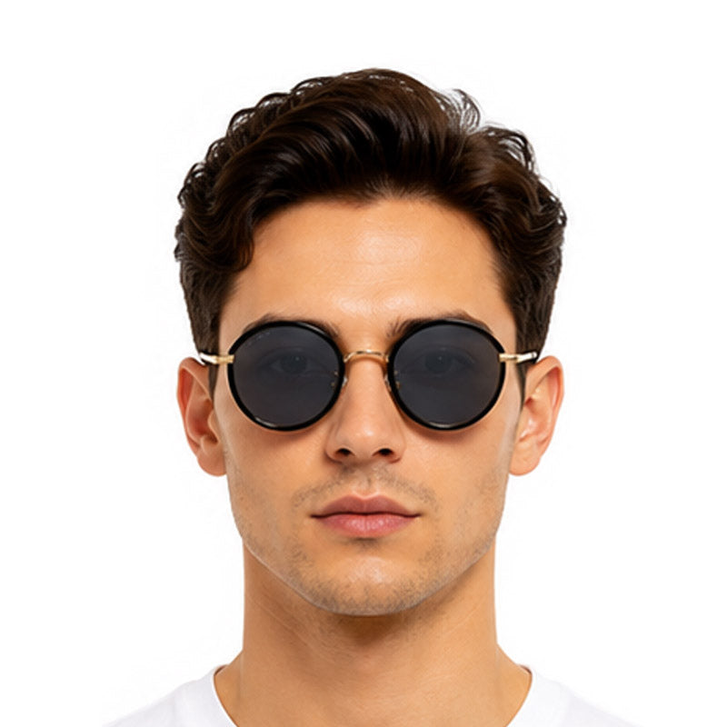 Zoe Miller – ZMS 6020 Black Round Sunglasses-zoom-6