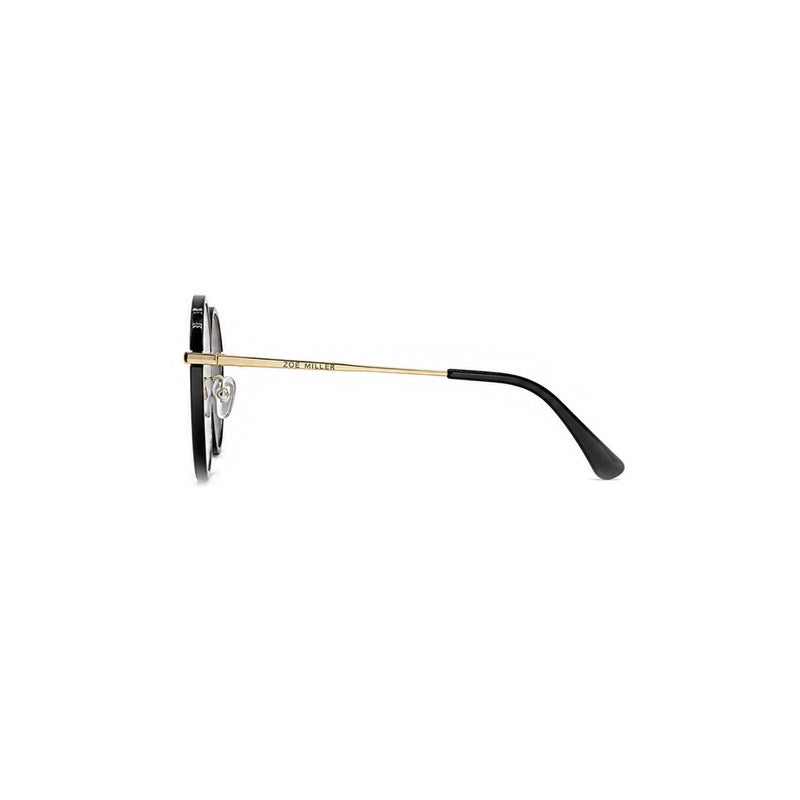 Zoe Miller – ZMS 6020 Black Round Sunglasses-zoom-4