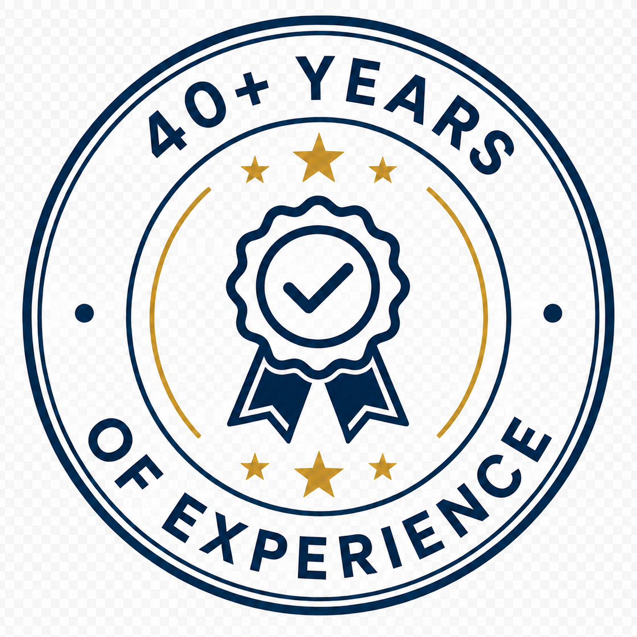 40+ Years Experience
